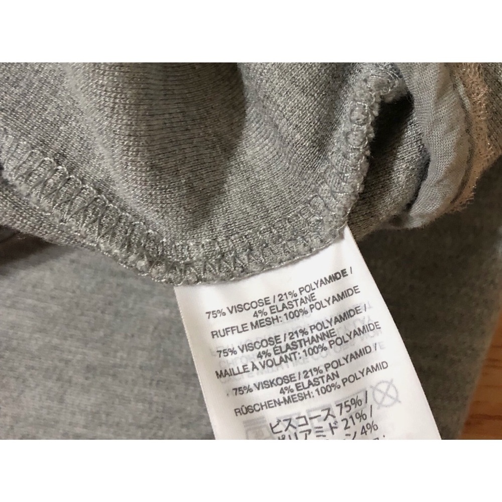 J. Crew Tulle-hem Top (Gray) - Picture 8 of 8